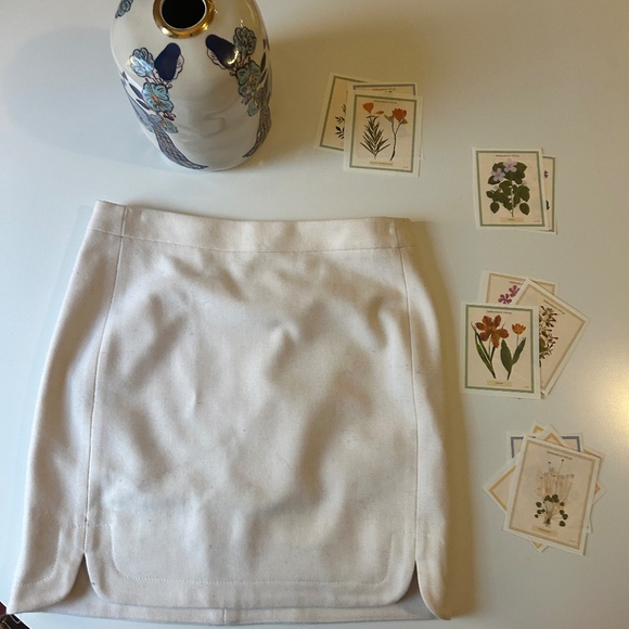 J. Crew Dresses & Skirts - Ivory Cream White J. Crew Wool Skirt size 0